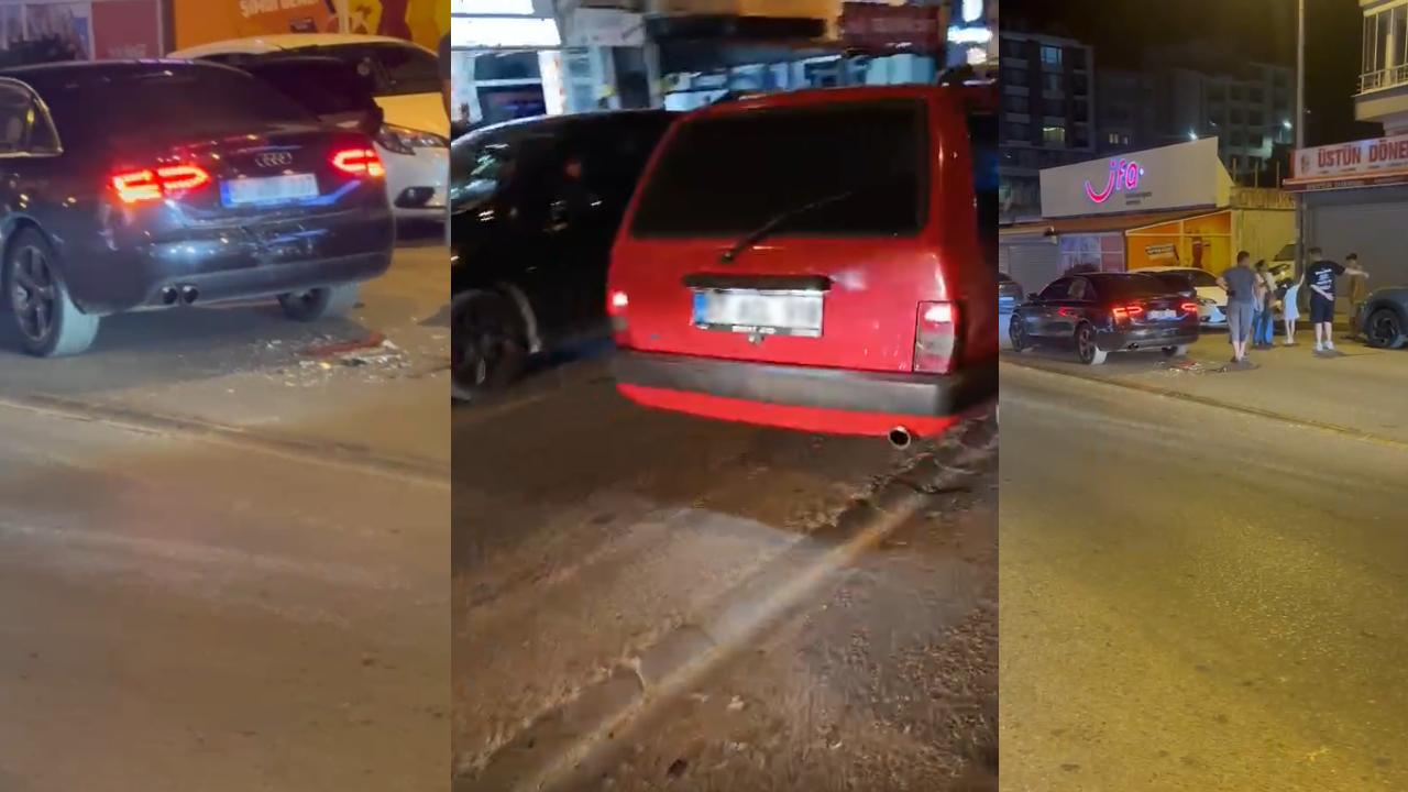 Alkollü Sürücü Arabaya Çarpıp Kaçtı